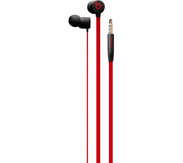 BEATS Decade Collection urBEATS3 Headphones - Black & Red, Black