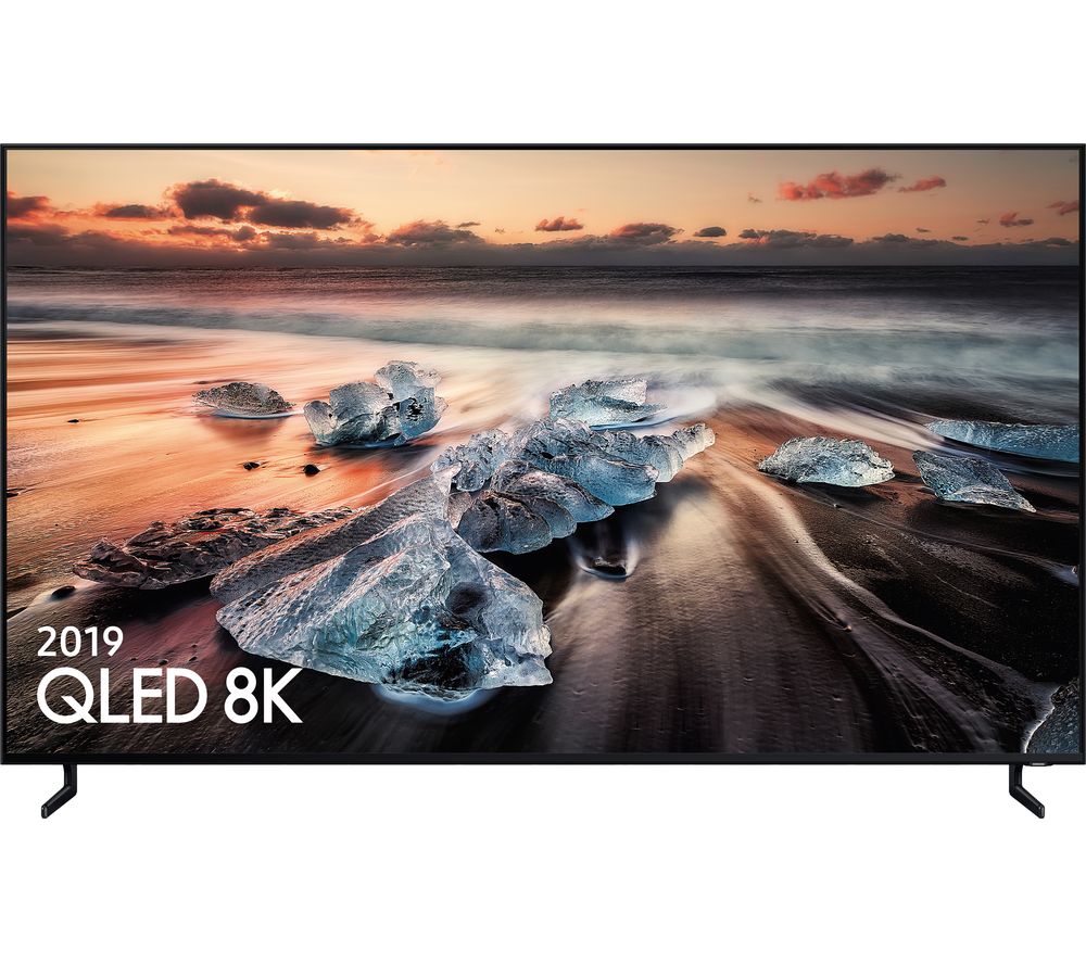 SAMSUNG QE82Q950RBTXXU 82" Smart 8K HDR QLED TV with Bixby, Red