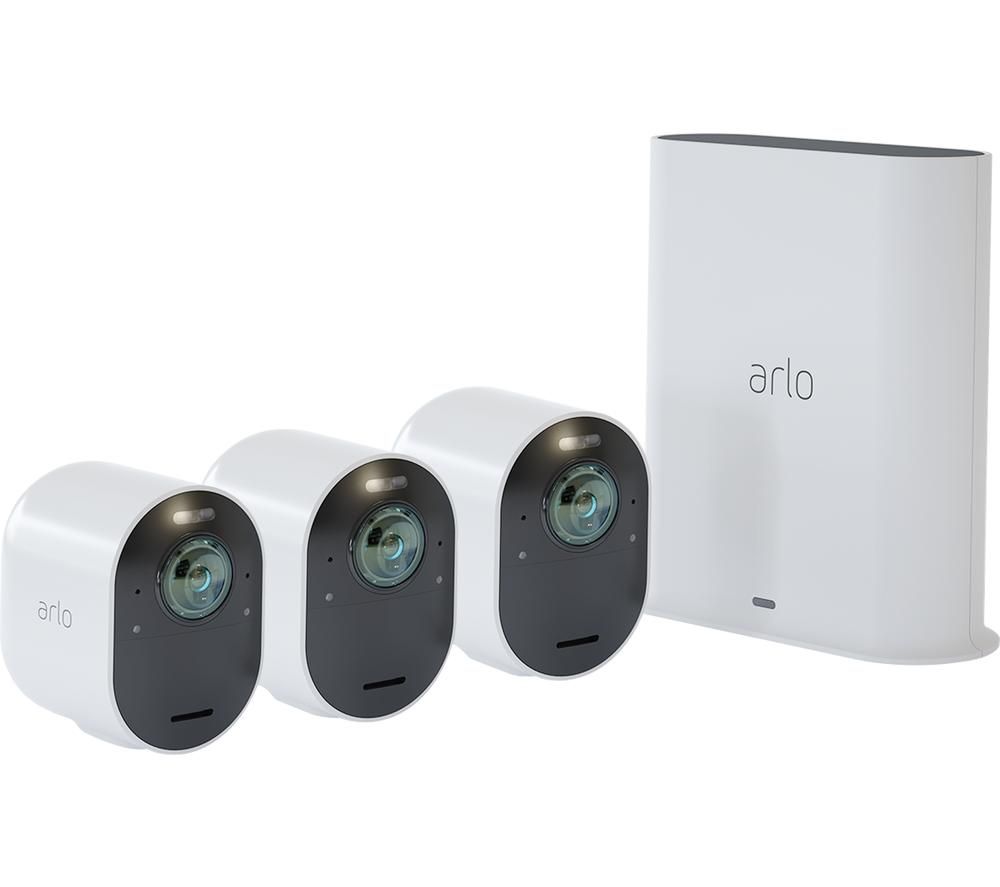 ARLO Ultra VMS5340-100EUS 4K Ultra HD WiFi Security Camera Kit - 3 Cameras