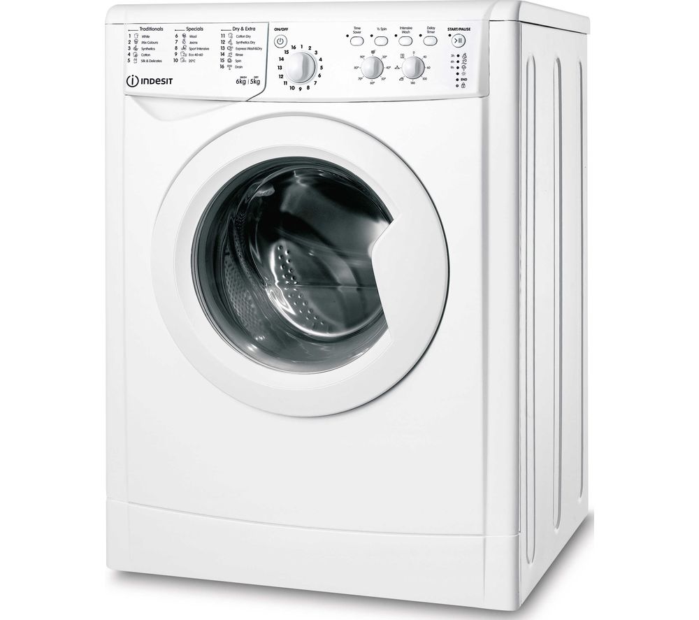 INDESIT Ecotime IWDC 65125 6 kg Washer Dryer - White, White