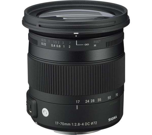 SIGMA 17-70 mm f/2.8-4 DC HSM OS Wide-angle Zoom Lens with Macro - for Nikon