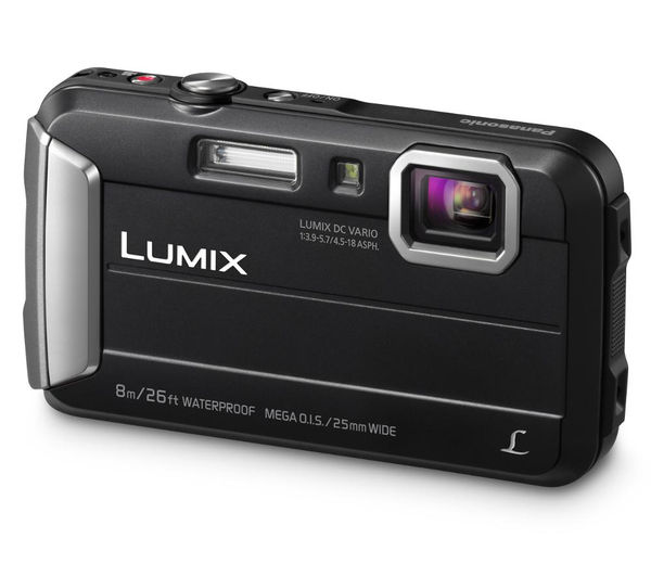 PANASONIC Lumix DMC-FT30EB-K Tough Compact Camera - Black, Black