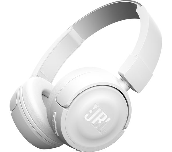 JBL T450 Headphones - White, White