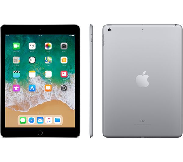 APPLE 9.7" iPad - 32 GB, Space Grey (2018), Grey
