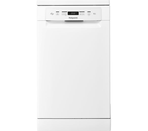 HOTPOINT HSFC 3M19 C Slimline Dishwasher - White, White