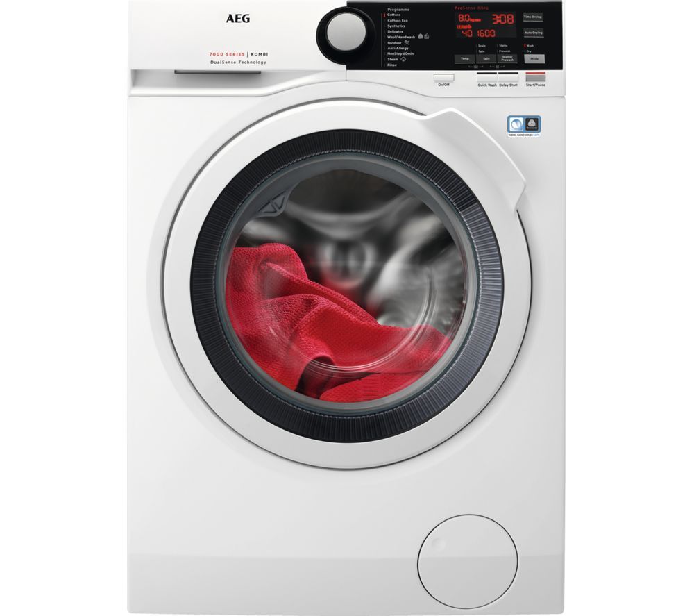 Series 7 L7WEE861R 8 kg Washer Dryer - White, White
