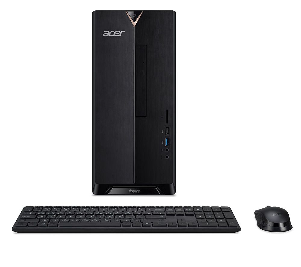 ACER Aspire TC-895 Desktop PC - Intel®Core i5, 1 TB HDD & 128 GB SSD, Black, Black