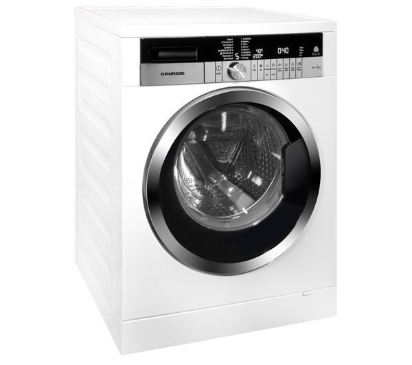 GRUNDIG GWN48430CW Washing Machine - White, White