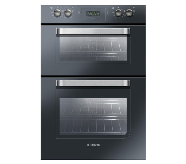 HOOVER HDO906NX Electric Double Oven - Black, Black