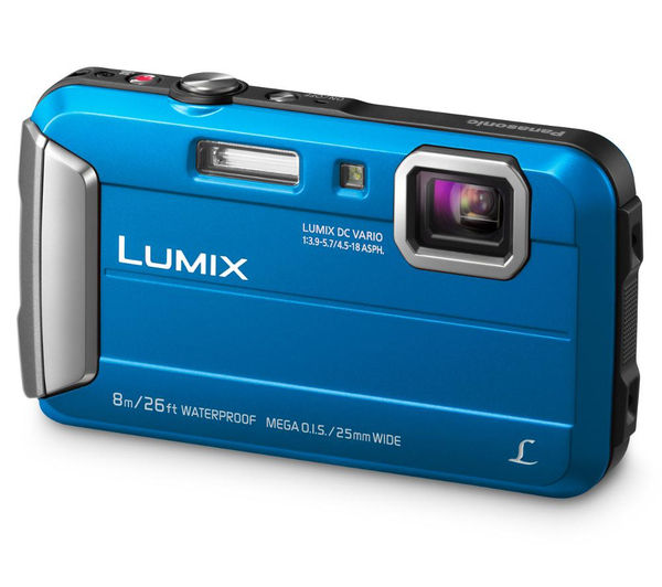 PANASONIC Lumix DMC-FT30EB-A Tough Compact Camera - Blue, Blue
