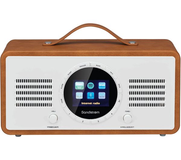 SANDSTROM SL-IBTB18 Portable DAB+/FM Smart Bluetooth Radio - Brown, Brown