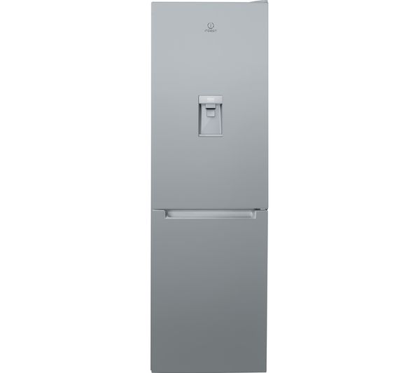 INDESIT LR8 S1 S AQ UK.1 60/40 Fridge Freezer - Silver, Silver
