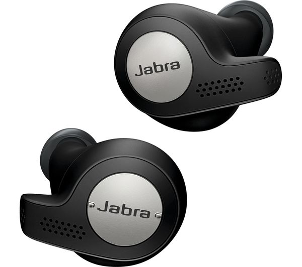 JABRA Elite Active 65t Wireless Bluetooth Headphones - Titanium Black, Titanium