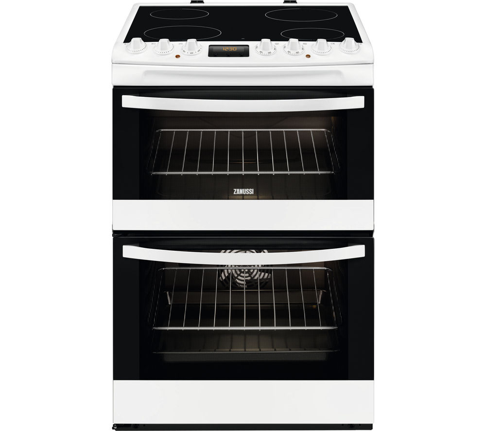 ZANUSSI ZCV68330WA 60 cm Electric Ceramic Cooker - White, White