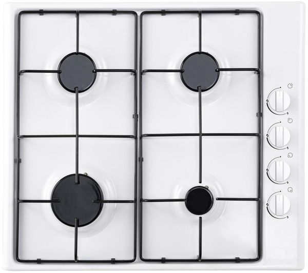 ESSENTIALS CGHOBW16 Gas Hob - White, White