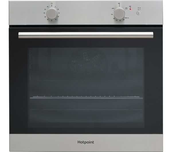 HOTPOINT GA2124IX Gas Oven - Stainless Steel, Stainless Steel
