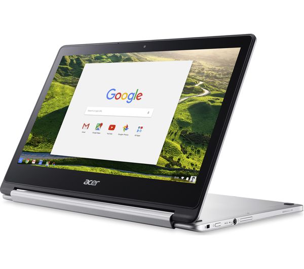 ACER R13 2 in 1 Chromebook - 64 GB eMMC, Silver, Silver