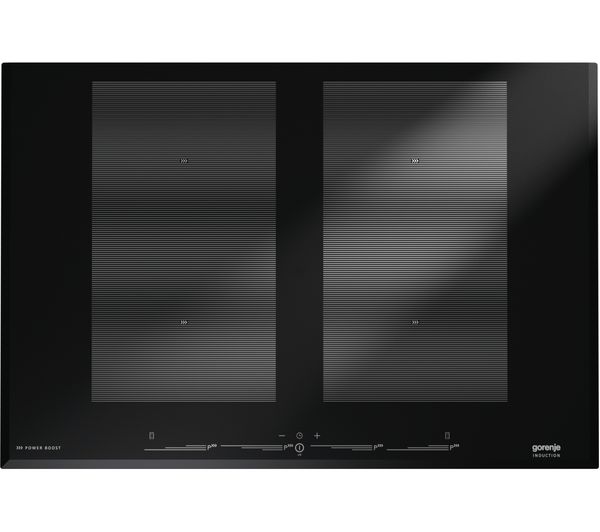 GORENJE IS777USC Electric Induction Hob - Black, Black