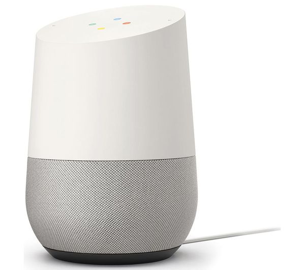 GOOGLE Home Hands-free Smart Speaker - White, White