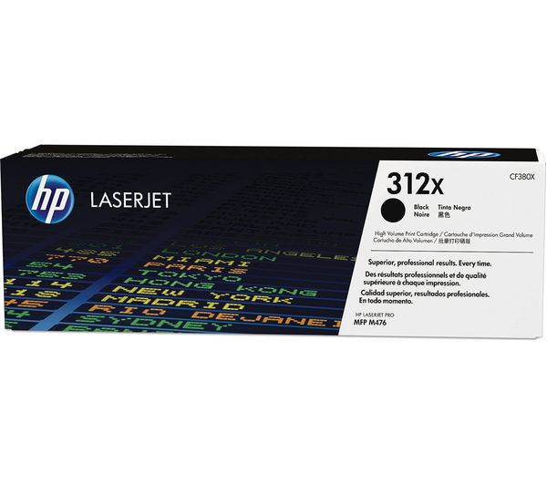 HP 312X High Yield Original LaserJet Black Toner Cartridge