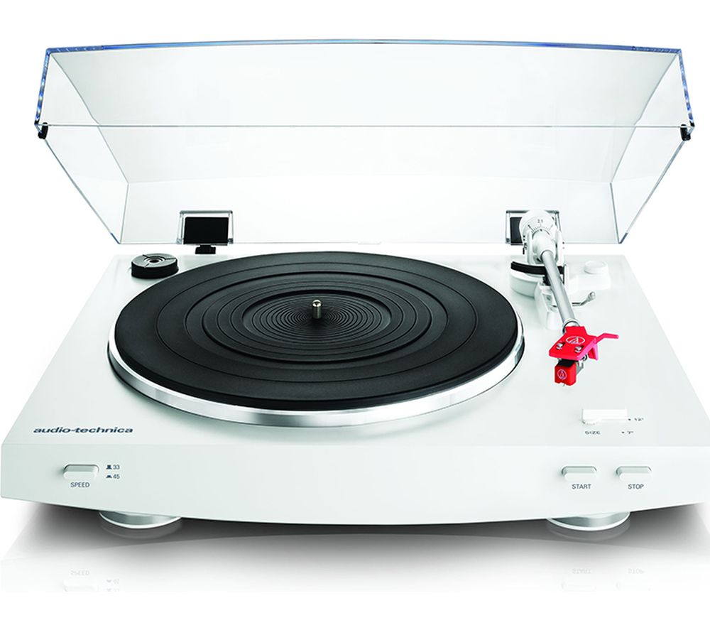 AUDIO TECHNICA AT-LP3 Belt Drive Turntable - White, White