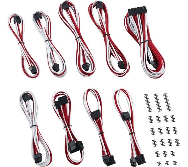 Cablemod Classic ModMesh RT-Series ASUS ROG/Seasonic Cable Kit - White & Red