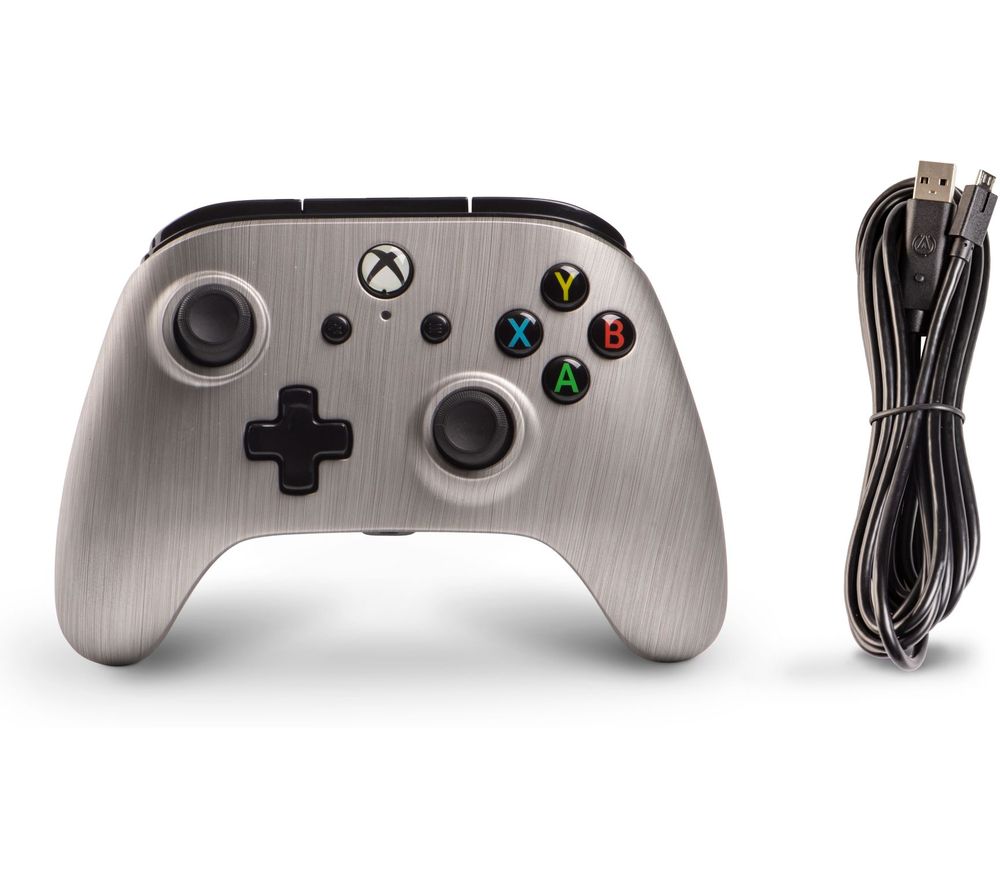 POWERA Xbox One Enhanced Wired Controller - Brushed Aluminum