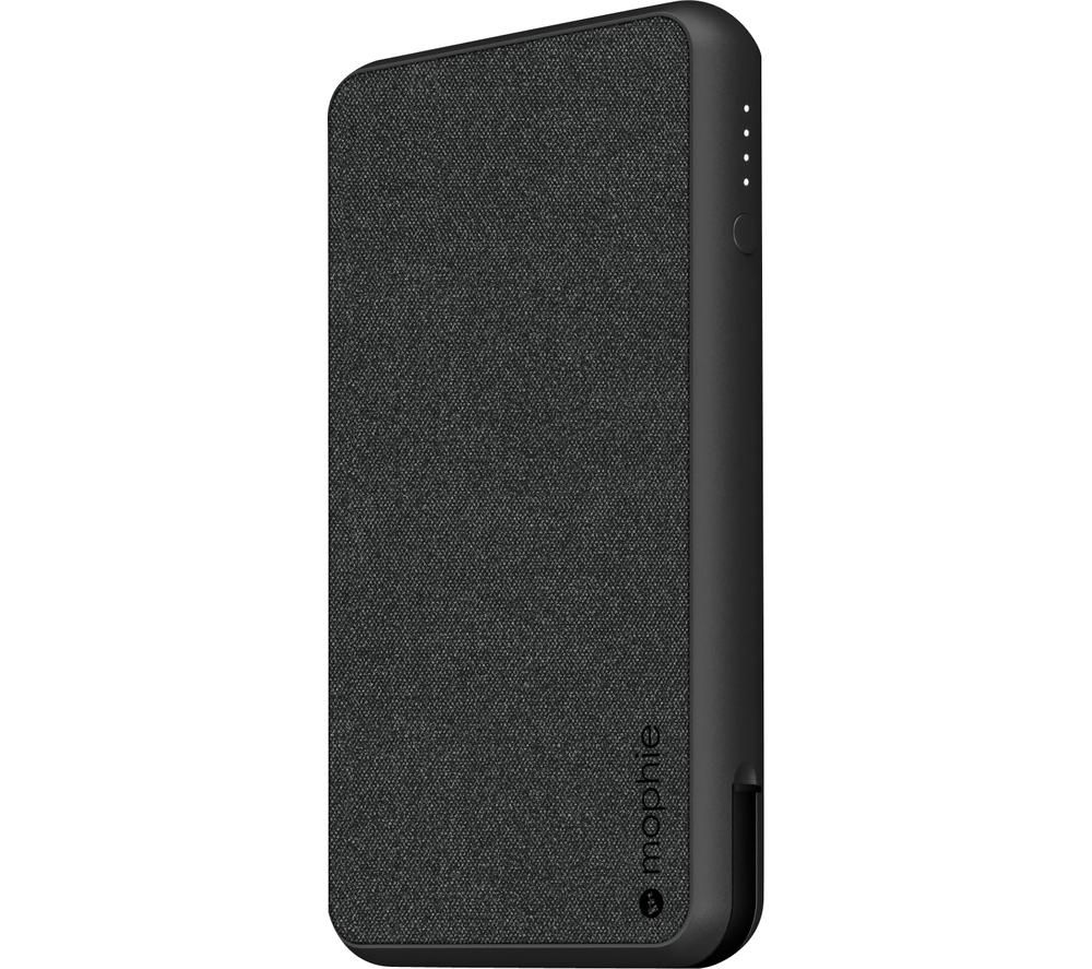 MOPHIE Plus XL USB Type-C Portable Power Bank - Black, Black