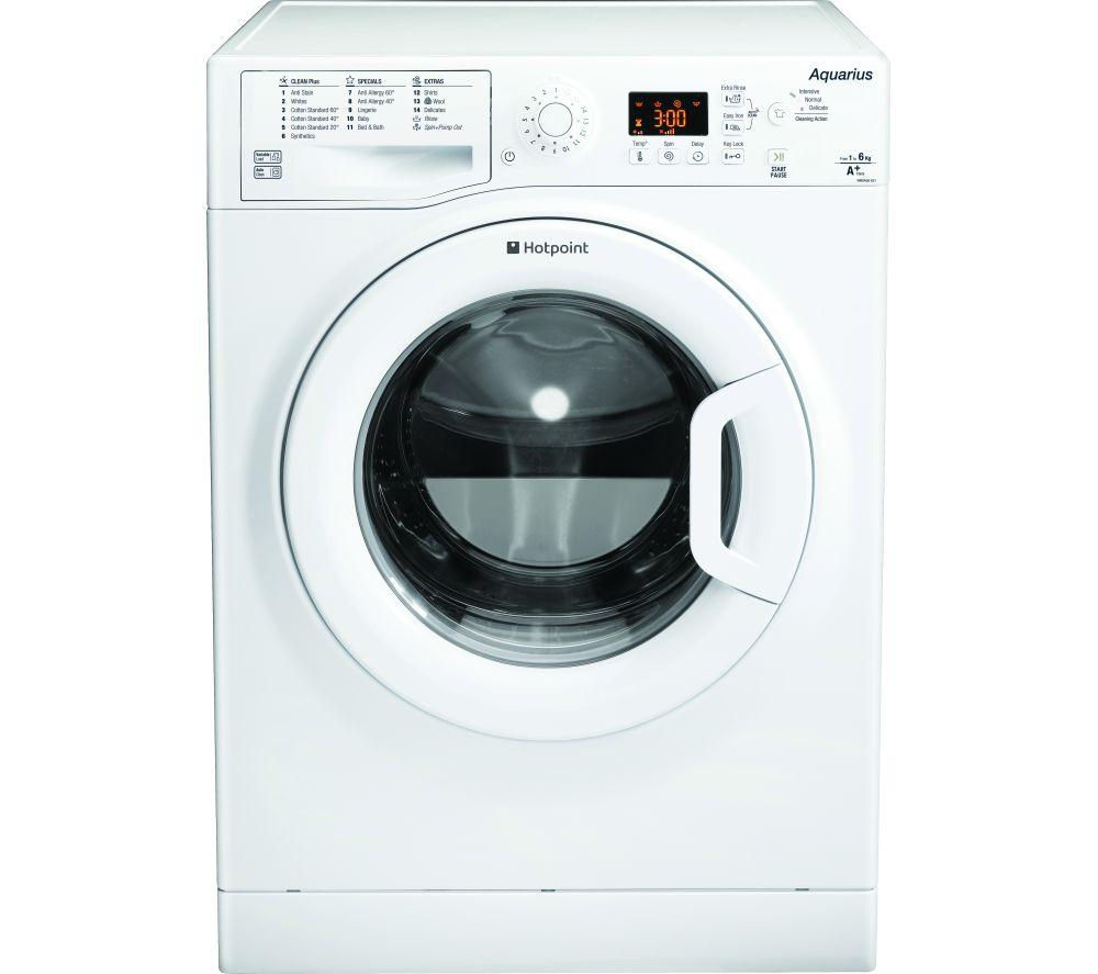 HOTPOINT WMSAQG621P Washing Machine - White, White