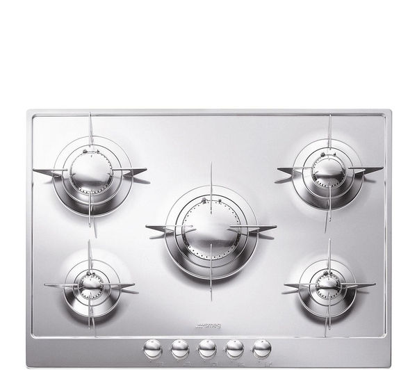 SMEG P705ES Gas Hob - Stainless Steel, Stainless Steel