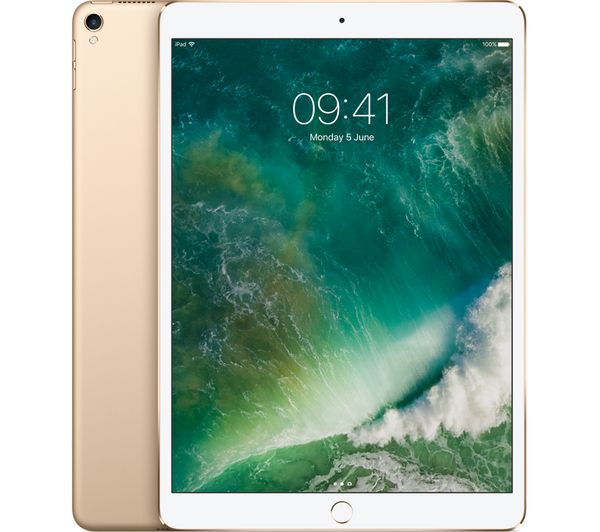 APPLE 10.5" iPad Pro - 64 GB, Gold (2017), Gold