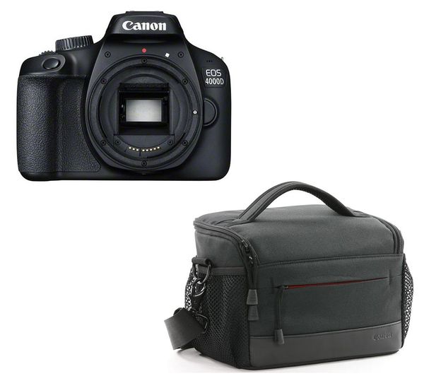 CANON EOS 4000D DSLR Camera & ES100 Bag Bundle