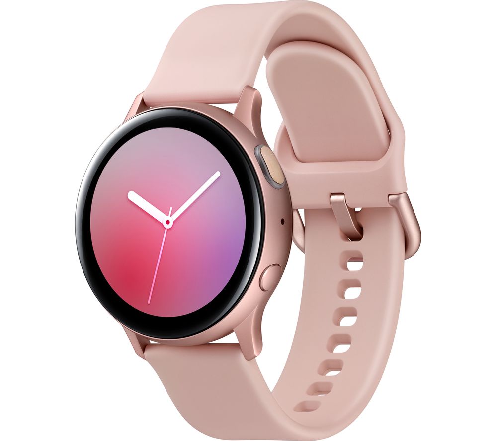 SAMSUNG Galaxy Watch Active2 - Pink Gold, Aluminium, 44 mm, Pink
