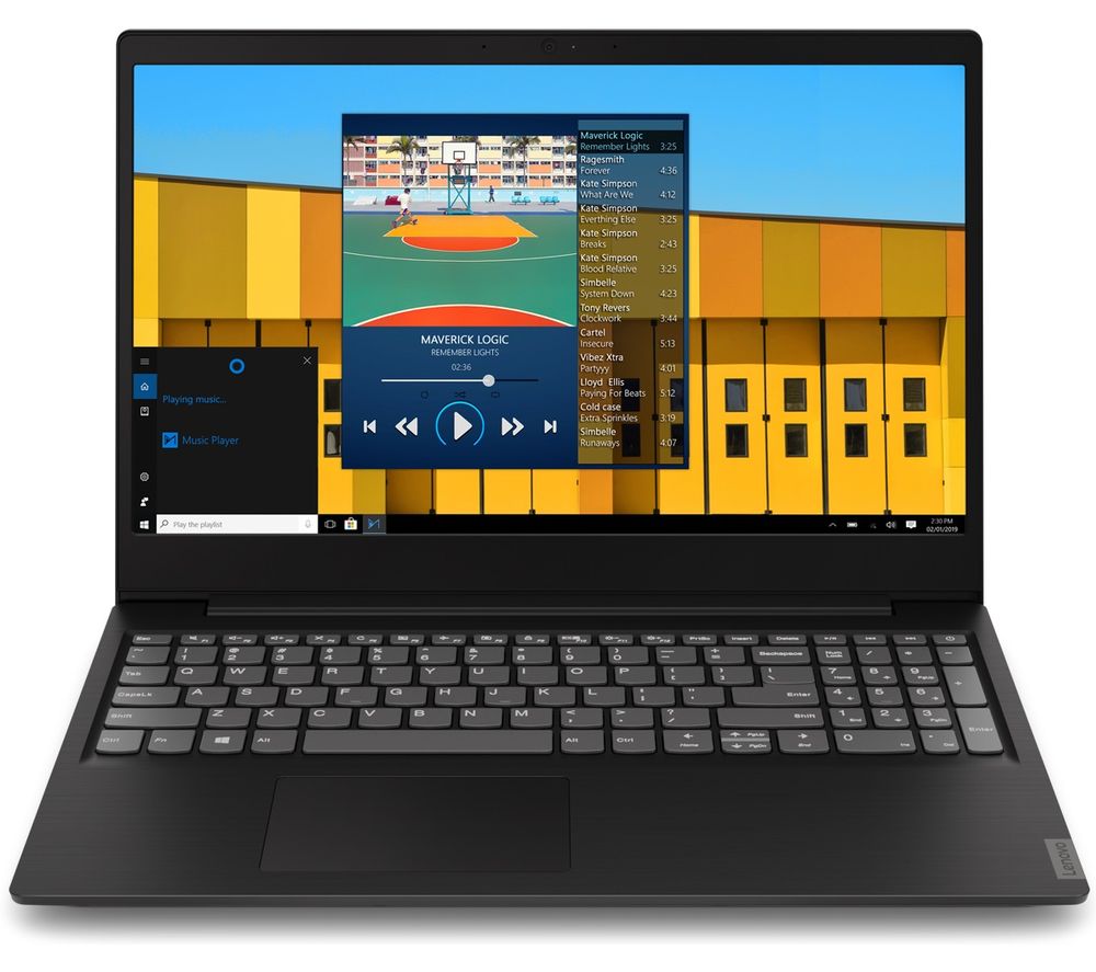 LENOVO IdeaPad S145 15.6" Laptop - AMD A9, 128 GB SSD, Black, Black