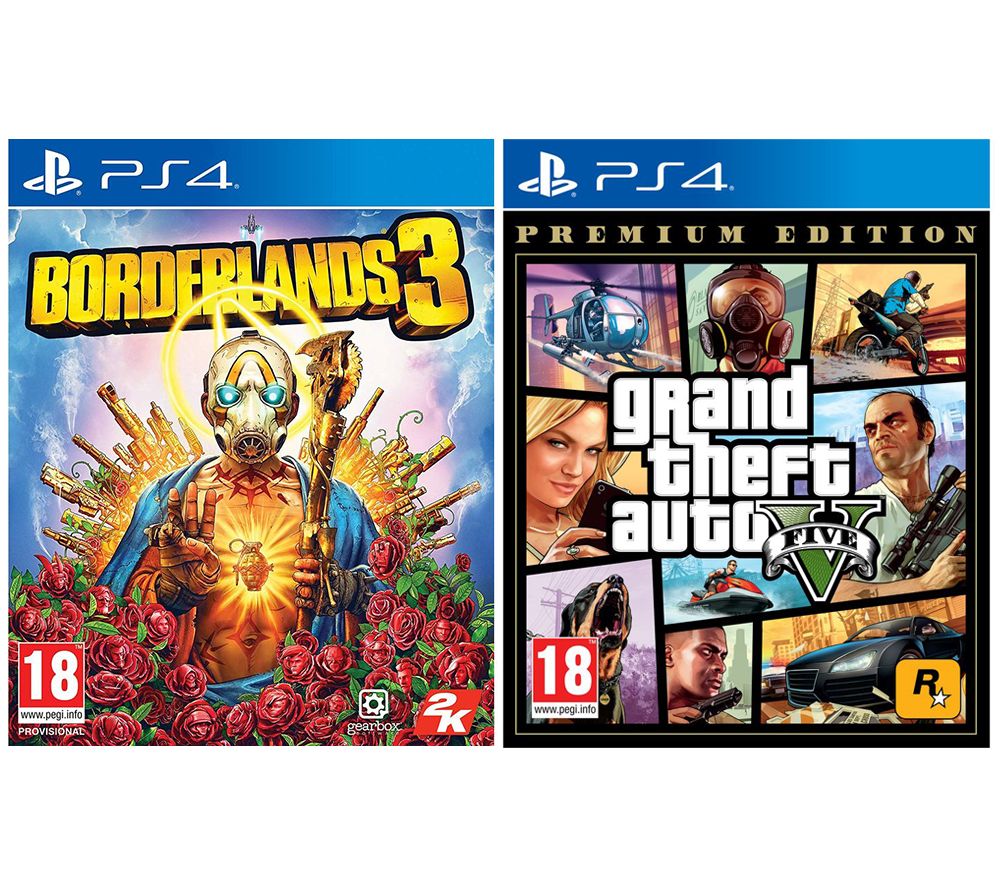 PLAYSTATION Borderlands 3 & Grand Theft Auto V: Premium Edition Bundle