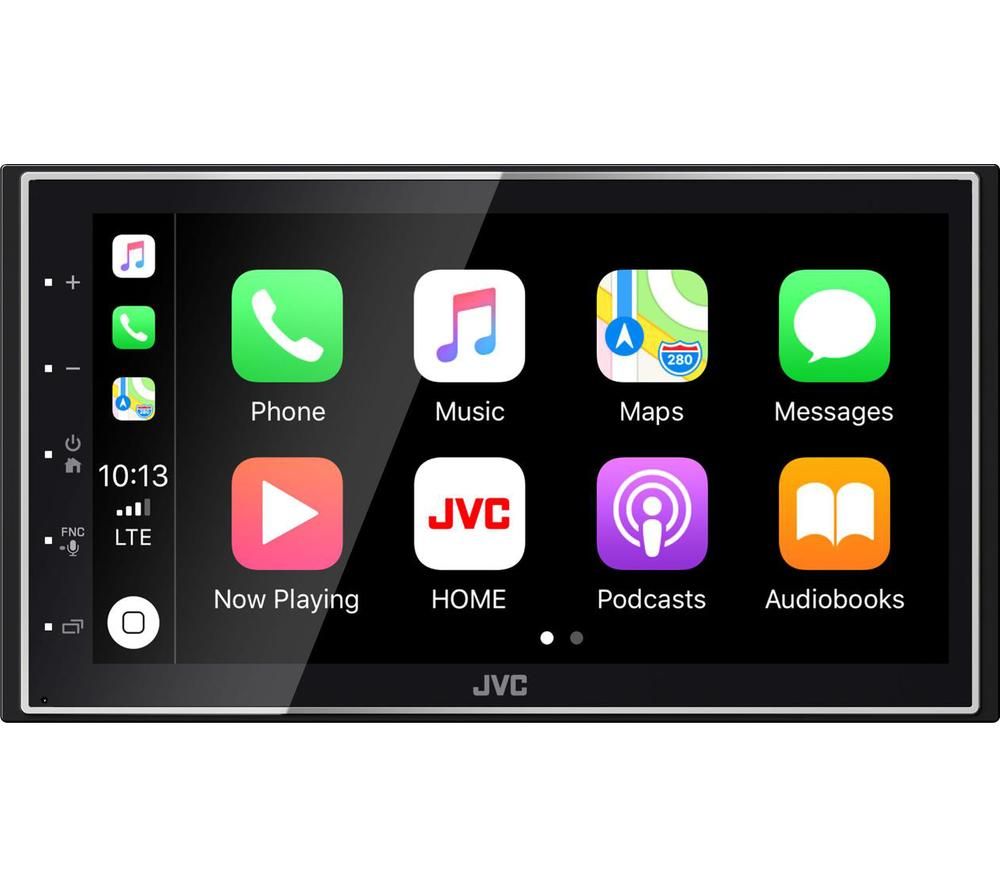 JVC KW-M745DBT Smart Bluetooth Car Radio - Black, Black