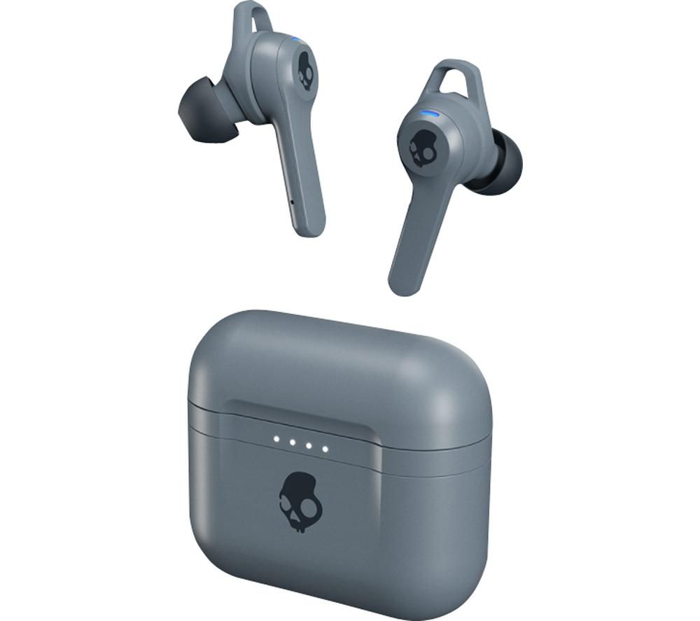 SKULLCANDY Indy Fuel Wireless Bluetooth Earphones - Chill Grey, Grey