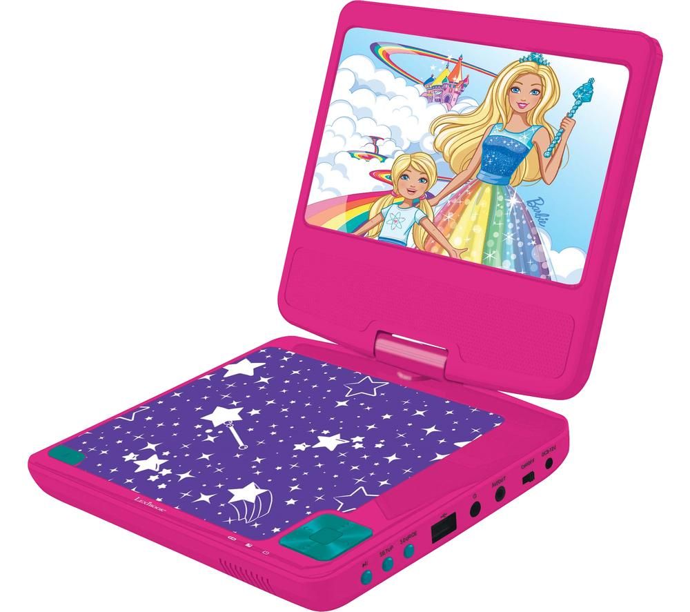 LEXIBOOK DVDP6BB Portable DVD Player - Barbie