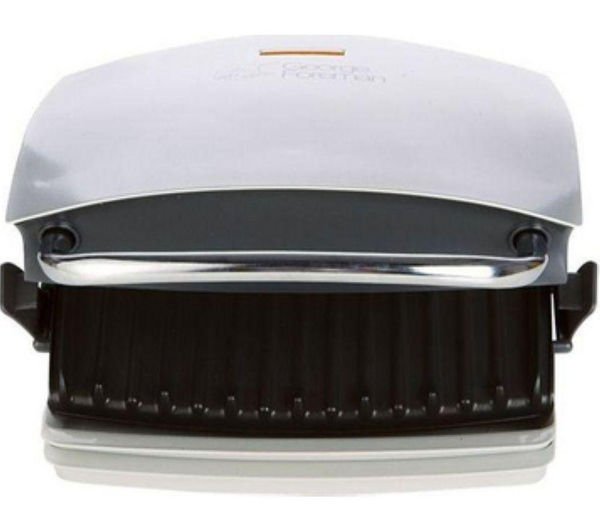 GEORGE FOREMAN 14181 Family Grill and Melt Health Grill - Silver, Silver