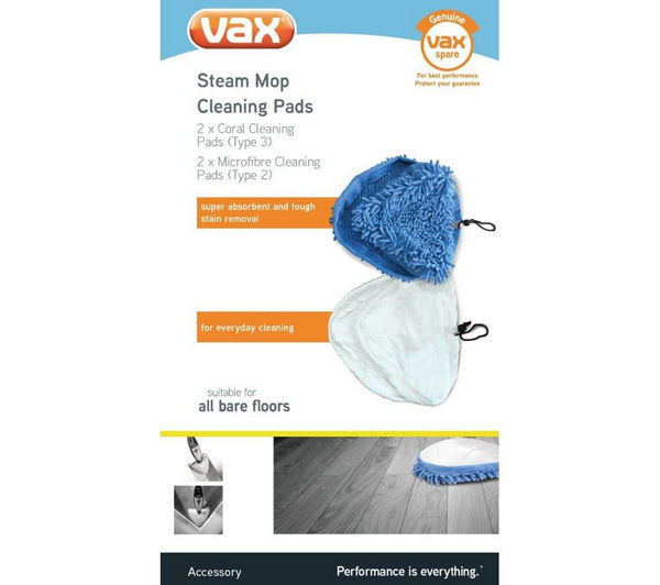 VAX Replacement Mop Pads - Pack of 4
