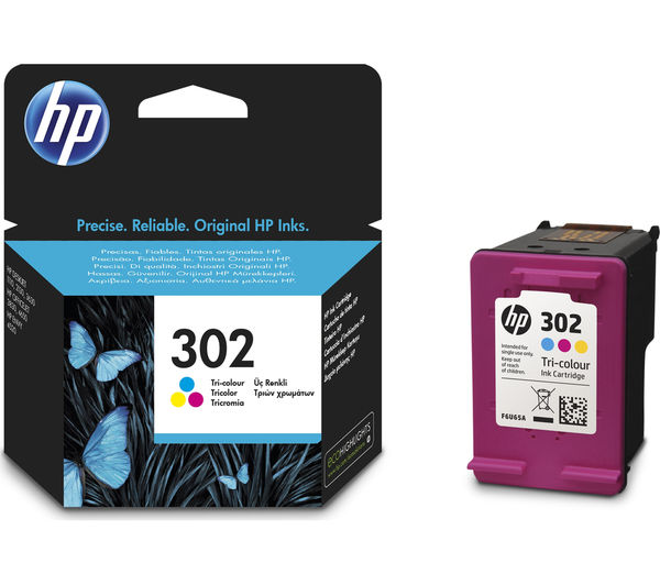 HP 302 Tri-colour Ink Cartridge, Tri-colour