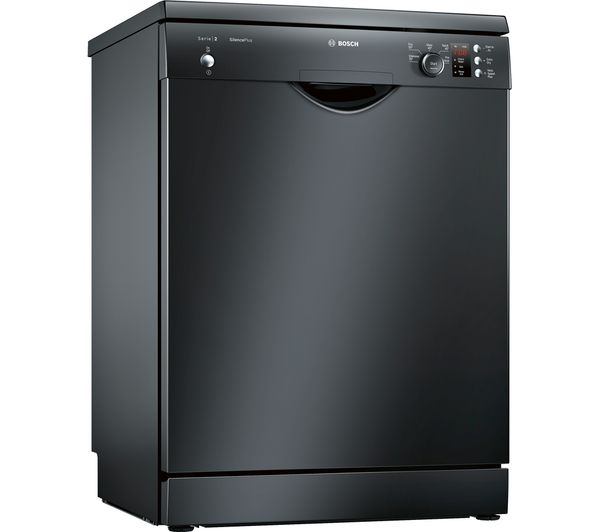 BOSCH SMS25AB00G Full-size Dishwasher - Black, Black