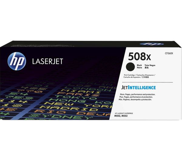 HP 508X High Yield Original LaserJet Black Toner Cartridge