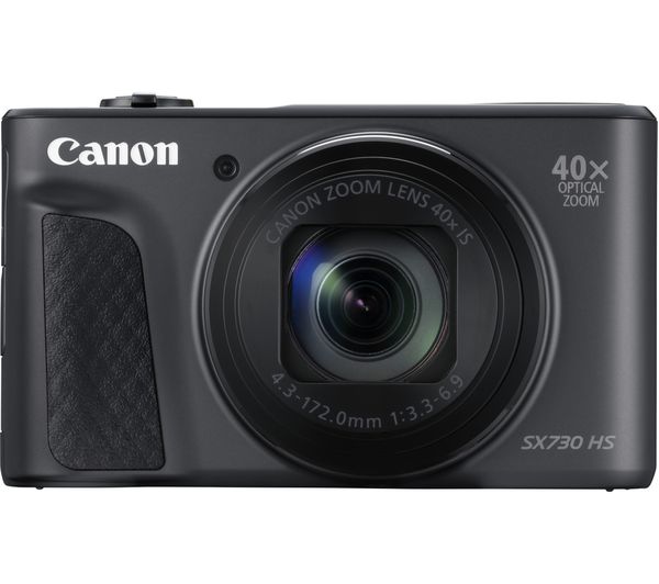 CANON PowerShot SX730 HS Superzoom Compact Camera - Black, Black