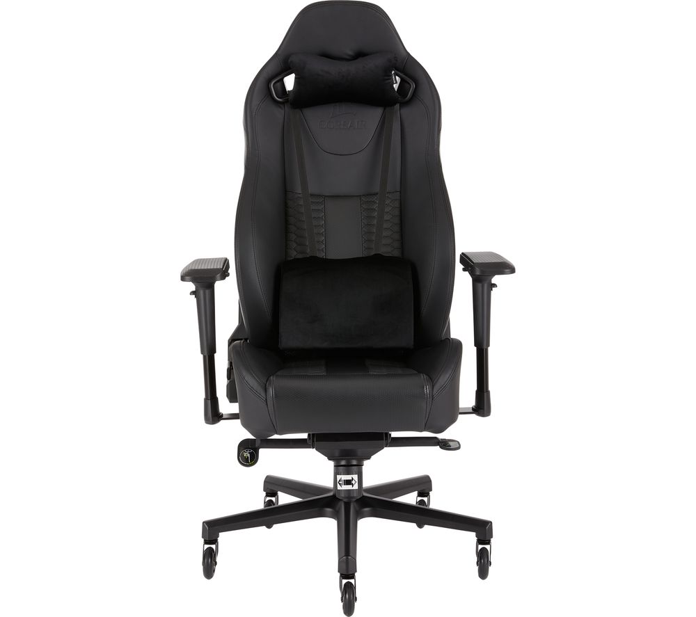 CORSAIR T2 Road Warrior Gaming Chair - Black, Black