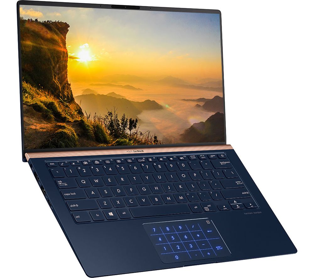 ASUS Zenbook UX433FA-A6061T 14" Intel®? Core™? i5 Laptop - 256 GB SSD, Blue, Blue
