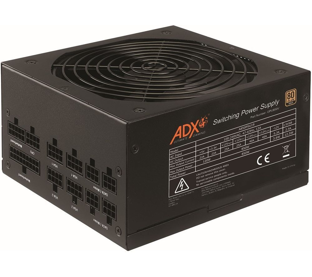 ADX Power W850 Modular ATX PSU - 850 W, Gold
