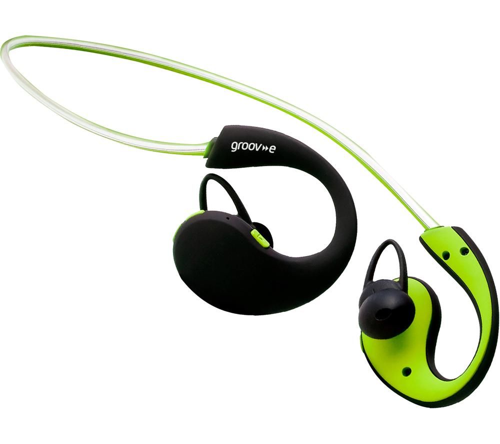 Action GV-BT800-GN Wireless Bluetooth Sport Headphones - Green, Green