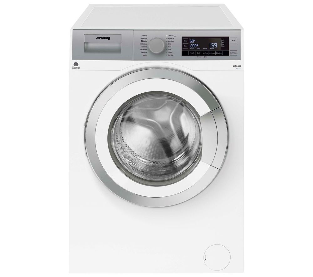 SMEG WHT814LUK 8 kg 1400 Spin Washing Machine - White, White