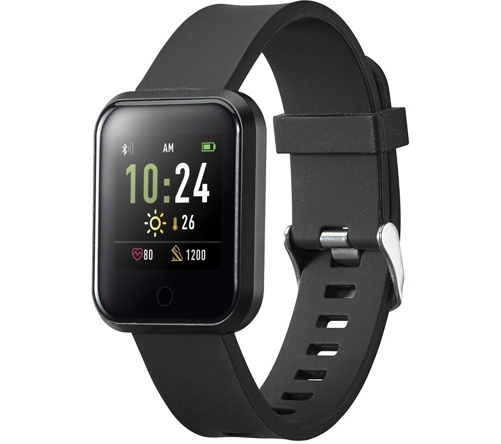 GOJI GSMTBK20 Smart Watch - Black, Medium, Black